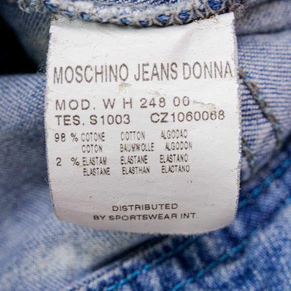 Moschino Jeans Western Accent Denim Jacket - Picture 11 of 11